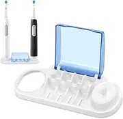 Stand Electric Toothbrush Heads Holder - Toothbrush Case Charger Holder Compatible with Oral B Head Cover Case