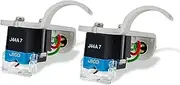 Omnia J44A 7 DJ IMP SD (2-Pack) Mounted on Silver Jico Headshells