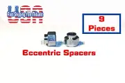 Eccentric Spacer, 1/4“ M5 (5mm) (9 pack) - for V-wheels