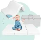 Bestbless Folding Baby Cot Mattress 38"x26"x3", Portable Travel Cot Mattress,...