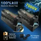 2 Pack Electronic Mouse Trap with AU Adapter Electronic Rat Rodent Mouse Zapper
