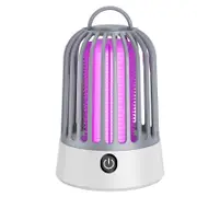 GGP Gray Electric Mosquito Killer Lamp With Dual Modes 1200Ma Usb Rechargeable