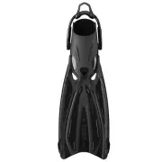 Tusa Solla Fin with Bungee Strap, Black, Small