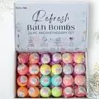 Refresh Bath Bombs for Women, 24 Lush Bath Bombs Mini Sized, Luxurious Womens...