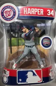 Imports Dragon 2017 Bryce Harper Washington Nationals New In Box, Grey Uniform