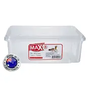 12 x 10L Plastic Storage Container Home Kitchen Pantry Organiser Tubs Tool Box