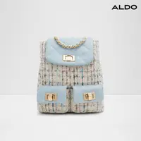 在飛比找momo購物網優惠-【ALDO】CERENA-精緻菱格紋鍊條後背包-女包(淺藍色