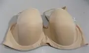 Elomi Smoothing UW Foam Molded Strapless Bra, Nude, 36G Straps Included NWT $69