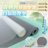 在飛比找PChome24h購物優惠-森林香抗菌防蟲防塵墊 背膠款 30x300cm 櫥櫃墊 衣櫃