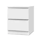 NNEDSZ Bedside Table Cabinet Lamp Side Tables Drawers Nightstand Unit White