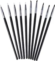 LOLIPPYY 10Pcs Nail Embossing Kit Silicone Sculpture Pens for Dotting Drawing Painting and Carving for DIY Nail Use