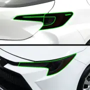 Fits Toyota Corolla 2019-2024 Head Tail Light Precut Smoked PPF Tint Film (for: Toyota)