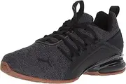 [PUMA] Men's Axelion Spark Sneaker, Black-Quiet Shade, 8.5 US