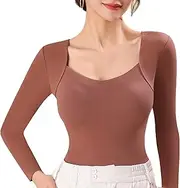 [Generic] Thermal Underwear - Womens Thermals - Removable Coasters Long Johns Base Layer Soft Top Bottom Pajama