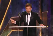 Actor Christoph Waltz onstage at the TNT/TBS broadcast of the 16th- Old Photo