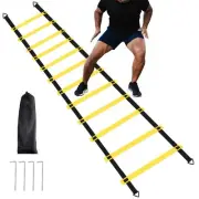 1/2/4 Pack Agility Ladder Set, 12 Rungs Agility Ladder Set, Speed Training La...