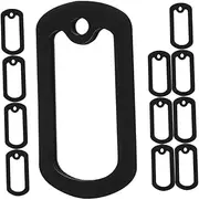 Abaodam 14pcs Dog Id Tag Covers Noise Reduction Sleeves for Pet Tags Durable Protective Covers Noise Dampening Accessories