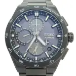 【二手名牌BRAND OFF】SEIKO 精工表 黑色錶盤 鈦金屬 ASTRON GPS 太陽能 腕錶 5X83-0AA0-1