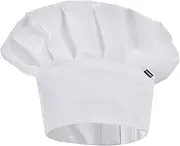 [ESHATO] Chef Hat for Kids, Adjustable Elastic Cotton Cooking Cap, Reusable Kitchen Baker's Uniform Hat for Children