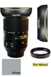 Wide Angle Macro Lens for Nikon 55-300mm f/4.5-5.6G ED VR AF-S DX Nikkor Zoom