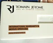 Romain Jerome DIGITAL CARD Watch 1OM4SB26M Warranty MODUS OPERANDI RARE SWISS