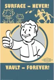 Fallout 4 Boy Vault Forever Surface Never POSTER 61x91cm NEW officially licensed