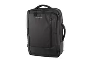 Pierre Cardin Backpack 15" Laptop Bag Briefcase Built-in USB Port Travel - Black