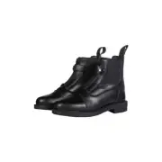 HKM KIDS SINA JODPUR PADDOCK BOOTS ZIP UP BUTTON CLOSE AT TOP