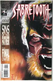 Marvel Comics Sabretooth #4 Sins of the Father Comic – January 1, 1993