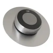 Performore Humble Abode Creations Nest Thermostat- 6" Stainless Steel Wall Pl...