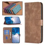Magnetic Leather Grid Card Wallet Phone Case For Samsung S22 S23 S21 S20 FE