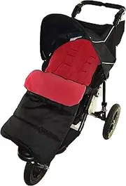 Footmuff/Cosy Toes Compatible with Out n About Little Nipper Pushchair Fire Red