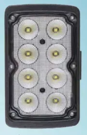 LED Rectangular Work Light Suits New Holland Tractor LED Wide Flood Beam Vert
