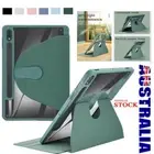 For Samsung Tab S6 Lite S7 FE S8 S9 S10 Plus Ultra Case Leather Rotating Cover