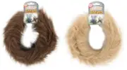 Brown and Lion Mane Fuzzy Craft Stems 9 Feet
