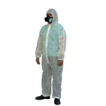 [ MAMA ] PP-960 輕便防護衣 適用於化學物質處理 連身含帽不織布防塵衣/簡易型防護衣