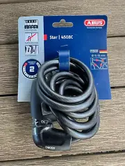 ABUS Star 4508C/150/8 Coil Cable Bike Lock 150cm 4'11"
