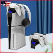 For PS5 Slim Dual Controller Charging Dock Controller Charger Charging Station