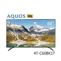 【SHARP 夏普】日本面板 60型 4K UHD 智慧聯網電視(4T-C60BK1T)