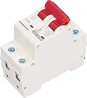 DC Circuit Isolator, Small 20A DIN Rail Mount Mini Circuit Breaker Low Voltage for Communication for Power Systems for Solar PV System