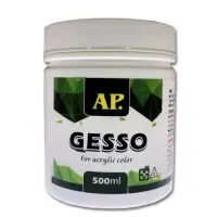 在飛比找蝦皮購物優惠-韓國原裝AP Gesso石膏打底劑  石膏底漆(白)