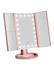 [Embellir] LED Tri-Fold Make Up Magnifying Mirror in White