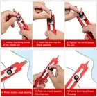 Profile Scribing Ruler with 6 Pencil Precise Contour Scribe Tool PrgTZ