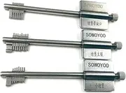 3pcs Variety Flagpole Key Civil Safe Blade Lock Pick Kit for AK8 BK7 CK6,Safe Lock Picking Fast Open Tool