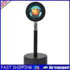 USB Rainbow Sunset Projector Atmosphere Night Light Wall Lamp (C) AU