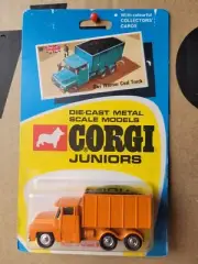 CORGI WHIZZWHEELS - GUY WARRIOR COAL TRUCK [ORANGE] MINT VHTF BLISTER CARD GOOD
