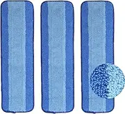 3 Pack Microfiber Cleaning Pad for Bona Spray Mop, Multi-Surface Floor Mop Replacement Pad