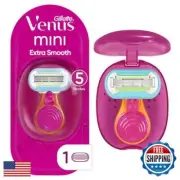 Gillette Venus Extra Smooth Travel Razor Kit for Women, Mini Handle + Refill