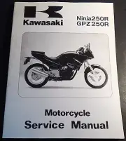 1986-1987 KAWASAKI NINJA 250R & GPZ250R SERVICE MANUAL P/N 99924-1066-01 (241)