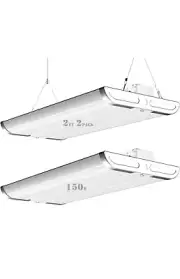 2 Pack 150W LED Linear High Bay light 2FT Commercial Warehouse Lights 100-277V